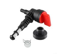 Plastic Tank Fuel Valve Kit for Coleman Generator | 90-degree design, built-in filter, prevents debris, easy install, fits plastic tanks