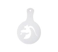 Plastic Template Coffee Art Stencils for Decorating 8pcs Halloween