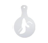 Plastic Templates Coffee Decorating Stencils 8pcs Halloween for Art