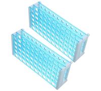 Plastic Test Tube Rack 50-slot Detachable Tube Holder 2pcs
