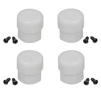 Plastic Tips for Razor Crazy Cart - Premium White Plastic Post (Set of 4) for Razor Crazy Cart Stabilizing Post, Genuine Razor OEM Crazy Cart Part