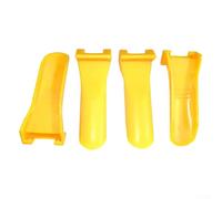 Plastic Tire Changer Clamp Cover Jaw Protector Guard For Wheel Mounting Head To Avoid Scratches On Rims While Changing Tires In Professional Automotive Repair Workshops(Right-angle yellow)