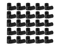 Plastic Tire Valve Caps Built-in Valve Core Remover Tool Universal Stem Covers for Cars, Bike and Bicycle, Trucks, Motorcycles(Black-50Pcs)