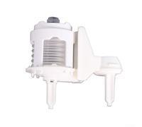 Plastic Toilet Flush Plate with Dual Flush Pneumatic Button Switch, Concealed Cistern Flush Panel Actuator for WC Flush Button Replacement, Water Saving