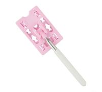 Plastic Toll Card Holder 20-65cm Adjustable Length(Pink)