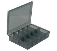 Plastic Tool Parts Box with Removable Dividers for Screws, Bolts, Electronic Components and Drill Bits Storage - -Resistant Engineering Plastic(A)