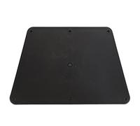 Plastic Transom Plate for Inflatable Boats, Universal Outboard Motor Mount Pad for Kayak Canoe Fishing Boat Black