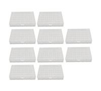 Plastic Transparent Bobbins with Case 10 Sets for Sewing Machine Household Use