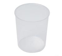 Plastic Transparent Measurement 10-Pack Graduated Measuring Cup for Kitchen and Lab Purpose - to for Easy Double-Scale Carry Liquid Sample 100ml