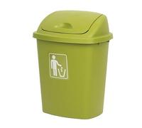 Plastic Trash Can with Lid Large Capacity Garbage Bin for Kitchen & Outdoor Use OdorResistant Screw Top Design Ideal for Home & Garden Cleanup