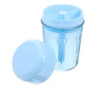 Plastic Travel Toothbrush Holder Stand for Camping and Bathroom Use | Collects Liquid Buildup, Keeps Heads Dry, Protects Brush Head, Modern Shape, Travel Friendly Design