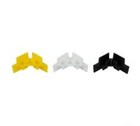 Plastic Tray Stackers for Lyophilizer Freeze Dryer Accessories - 12 or 24 Pcs Stackable Pallet Trays Having Gap-Cooling Layout Compatible Having Most Lab Freeze Dryers Yellow/Black/White(Yellow)