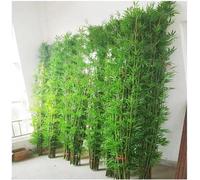 Plastic trees for outdoors 1m 1.2m 1.5m 1.8m 2m Tall Artificial Bamboo Plants Plastic Trees, Fake Plant Decorative for Garden Fence Privacy Screen Yard Entrance(100 Pack,1.5m/4.9ft Tall)