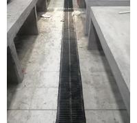Plastic Trench Drain Cover 10 20 30 40 50 Cm Width, Rectangular Sewer Drainage Grates, Non Slip Channel Drain For Laboratory/Roof Garden/Livestock Farm(W X H 40 X 4cm/16 X 1.6in)