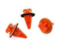 Plastic Trim Clips for Side Moulding Wheel Arch Flare 20PCS - Securing Clip for 9mm Hole, 17mm Collar, 22.2mm Length, Front/Rear/Left/Right