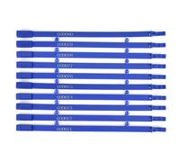 Plastic Truck Trailer Door Security Seals, Security Tags, Numbered Disposable Locks for Shipping Container Trailer Logistics Transport Package Shipping (Blue, 100)