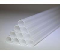 Plastic Tube 340mm Long 10mm Diametre Pack of 10 Resin Nozzle Extensions Aquarium Modelling 10x340mm