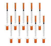 Plastic Tubes 1ML 30G 8mm -10PACK Disposable, Sterile & Precise Plastic Tubes
