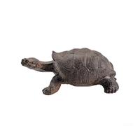 Plastic Turtle Statue Featuring Organic Shape and Detail for Aquarium Backgrounds Garden Stepping Stones and Teaching Props (A)