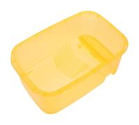 Plastic Turtle Tank with Platform for Small Animals and Tarantulas | Finish, Smooth Surface, One Set, Compact Design for Aquatic Keeping and Easy Water Changes
