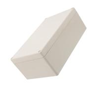 Plastic Two Ways Structure Beige Waterproof Junction Box 75x120x200