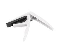 Plastic Ukulele Capo, Clamping Capos Tuning Tool Lightweight Spring Design for Stringed Instrument(white)