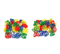 Plastic Uppercase & Lowercase Alphabet Letters Dough Cutters for Baking Set of 52 by BCreative ®