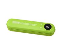 Plastic Vacuum Sealer Lightweight Vacuum Sealer Machine Automatic Vacuum Preservation System Digital Countdown Timer(Grn,With 200 bags)