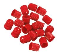 Plastic Valve Cap 50Pcs Valve Cap Plastic Tire Valve Dust Covers Schrader Valve Cap for Bike Car Trucks Motorbike and Bicycle Red