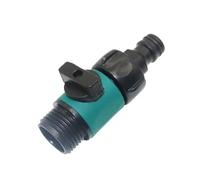 Plastic Valve with 3/4" Male Thread Quick Connector Car Wash Irrigation Pipe Fittings Fast Couplings Safety Valve 1 Pc