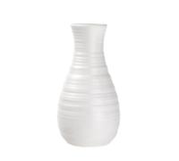 Plastic Vases for Flowers, Nordic Style Decorative Unbreakable Tall Modern Flower Aesthetic Vase Creative Plastic Vase for Wedding Living Room Dining Room Desktop Home Decor (B Type White)