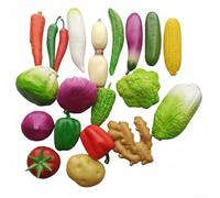 Plastic Vegetable Props for Teaching Food Classification Vegetable Families and Dietary Guidelines in Elementary For School Curriculum (K)
