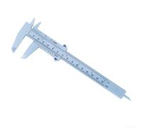 Plastic Vernier Caliper 0-150mm 6 Inch Range with Clear Markings for Accurate Readings in Technical and Hobbyist Use (Blue)