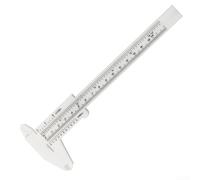 Plastic Vernier Caliper 0-150mm for Jewelry Measuring(white)