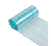 Plastic Vinyl Replacement Strip Curtain-Door，6.8’ Length x 7.5” Width x 0.08”Thick，Clear Waterproof PVC for Warehouse Doors, Walk-in Freezers Cooler Curtain Strips for Basement Stable, Pet House.