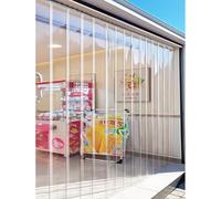 Plastic Vinyl Strip Curtain 0.06" Thickness, Cooler Curtains Industrial Cover for Walk-in Freezers, Warehouse Doors, Shop(210x230cm)