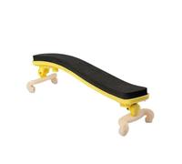 Plastic Violin Shoulder Rest Collapsible And Height Adjustable Feet Violin Parts violin parts (Color : Yellow)