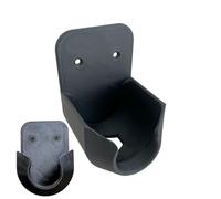 Plastic Wall Mount for Hose Sprayer - Sturdy Holder with Drain Hole, Secure Fixation for Nozzles, Suitable for Garden, Patio & Outdoor Areas, Practical Storage