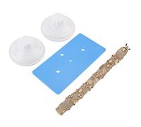 Plastic Wall Mounted Bird Standing Rack with Dual Suction Cups, Parrot Perch for Shower and Outdoor Travel, Reusable Non - Perching Stand for Small Birds (Zanthoxylum bungeanum)