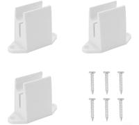 Plastic Wall Mounted Bracket Pack for Roller Blind Crank Use with Adjustable Fit for Various Crank Shaft Diameters and Depths
