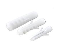 Plastic Wall Plugs, Expansion Anchors M5-M8 White 15-90 PCS(45pcs,M6)