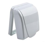 Plastic Wall Switch Cover Box for 86 Type Wall Socket with Flip Cap Providing Practical Protection and Easy Access to Electrical Controls (White)