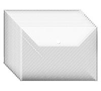 Plastic Wallets Folders,Lever Arch File Binder,Report covers 25 Pcs File Bag Transparent Plastic A4 Documents Filing Storage Bag Student Organizer Information Pocket Folders Stationery File folders (C