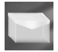 Plastic Wallets Folders,Lever Arch File Binder,Report covers 25 Pcs File Bag Transparent Plastic A4 Documents Filing Storage Bag Student Organizer Information Pocket Folders Stationery File folders (C