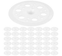 Plastic Washers for Foam Insulated Board 100 Pcs round White