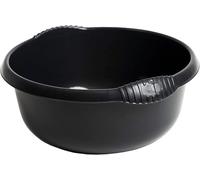 Plastic Washing up Bowl 32cm Round Basin Bowls with Moulded Handles Midnight Multi-Purpose Kitchen Vegetable Washing Bowls Sink Tidy Organizers