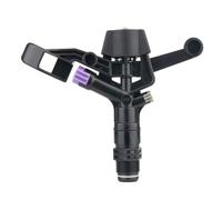 Plastic Water Hose Nozzle Rocker Sprinkler 850-3260l/h Purple