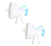 Plastic Water Spout Replacement Valve 2pcs with Dust Cover for Jugs | Leak-proof Manual Lever Control, White Finish, Fits Screw-on Five-gallon Buckets, Office and Party Use