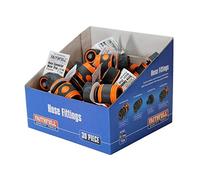 Faithfull YM5810E Plastic Water Stop Hose Connector 1/2In (Box 30)