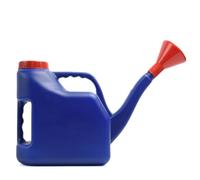 Plastic Watering Can Garden Plants Flower Outdoor Indoor Dark Blue with Screw-On Lid, Strong, Detachable Head, Long Neck, Spill-Free Transport, Irrigation (10L)